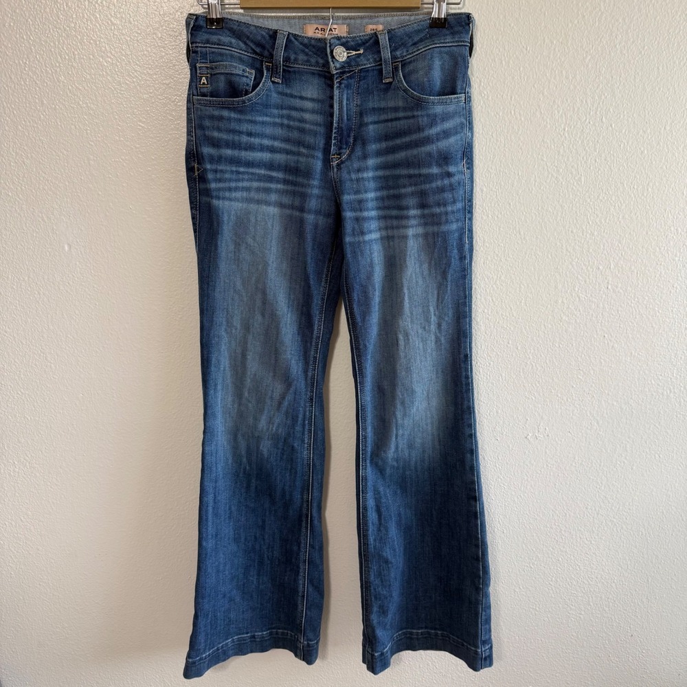 Ariat REAL Denim Size 28 Short Perfect Rise Slim Trouser Jeans Western Country